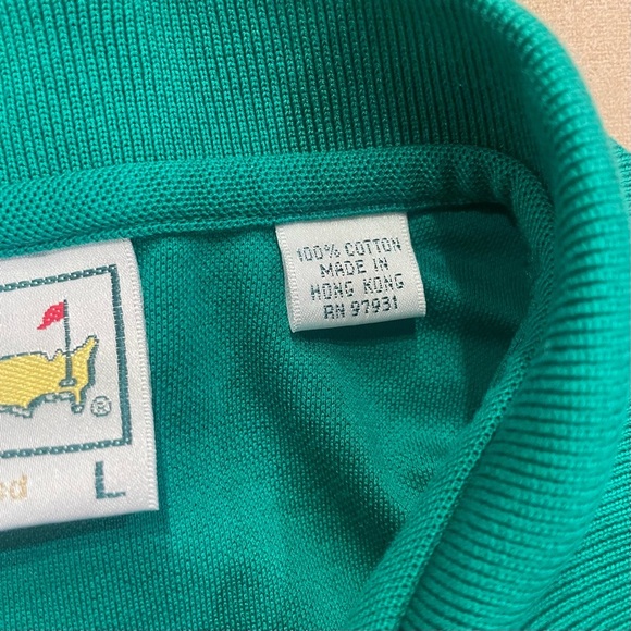 Masters Green Cotton Polo Size Large - Picture 8 of 8